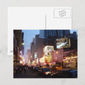 Times Square New York Briefkaart (Voorkant / Achterkant)