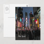 Times Square New York Briefkaart (Voorkant / Achterkant)