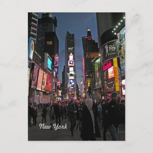 Times Square New York Briefkaart (Voorkant)