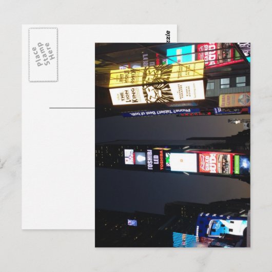 Times Square - New York City Briefkaart (Voorkant / Achterkant)