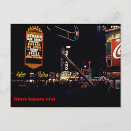 Times Square, New York City, Color Neon Foto 1941 Briefkaart