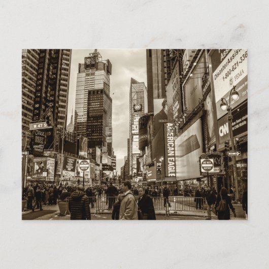 Times Square, New York City Foto Briefkaart (Voorkant)