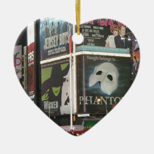 Times Square New York City, New York kerst Keramisch Ornament