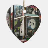 Times Square New York City, New York Kerstmis Keramisch Ornament (Rechts)
