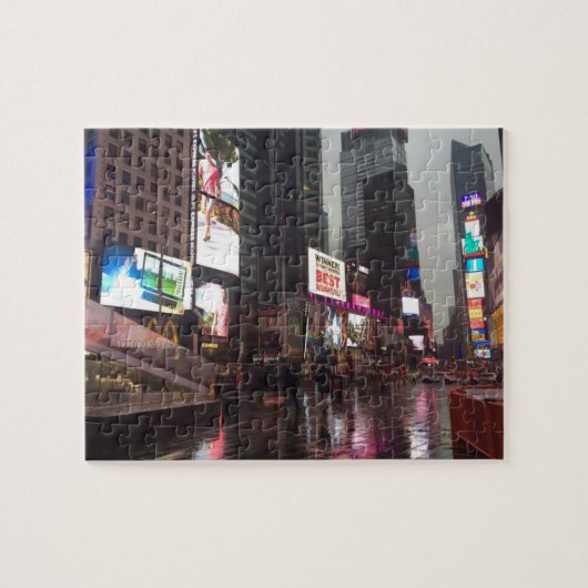 Times Square New York City NYC Neon Legpuzzel (Horizontaal)