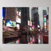 Times Square New York City NYC Neon Poster (Voorkant)