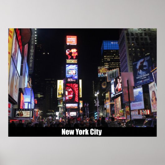 Times Square-New York City Poster (Voorkant)