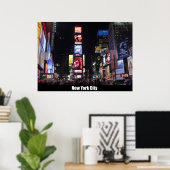 Times Square-New York City Poster (Thuiskantoor)