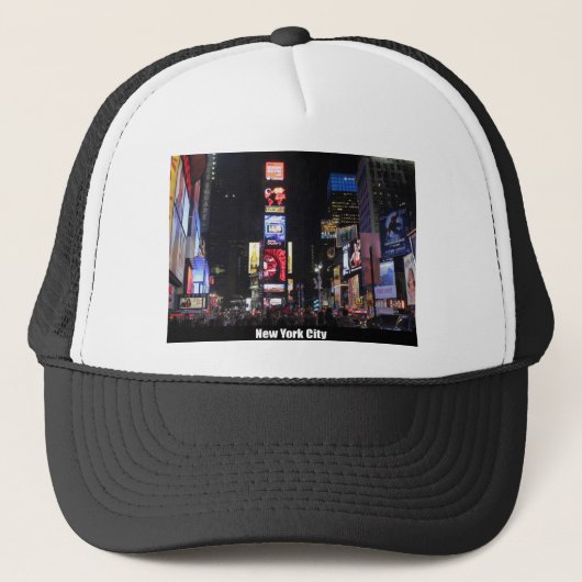 Times Square New York City Trucker Pet (Voorkant)