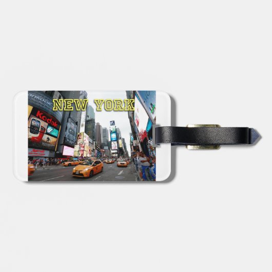Times Square New York City USA Bagagelabel (Achterkant horizontaal)