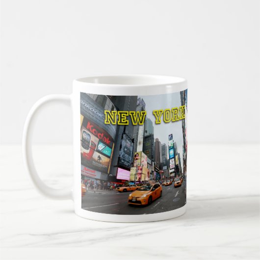 Times Square New York City USA Koffiemok (Links)
