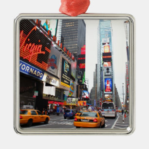 Times Square, New York City, Verenigde Staten Metalen Ornament