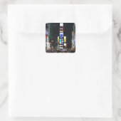 Times Square New York City Vierkante Sticker (Tas)