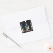 Times Square New York City Vierkante Sticker (Envelop)
