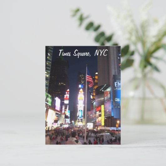 "Times Square, New York City, VS" CricketDiane A Briefkaart (Staand voorkant)
