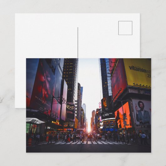 Times Square (New York, NY) Briefkaart (Voorkant / Achterkant)