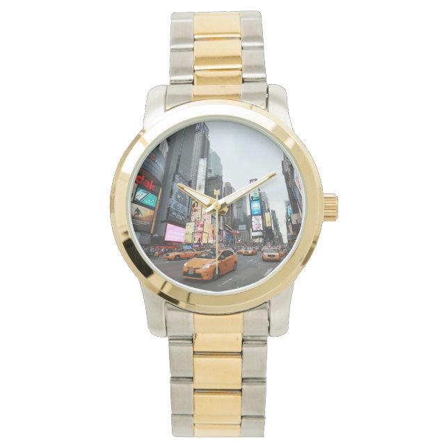 Times Square New York - Pro foto Horloge (Voorkant)