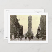 Times Square, New York, Vintage 1910 Briefkaart (Voorkant / Achterkant)