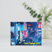 Times Square Nieuwjaar Feestdagenkaart (Staand voorkant)
