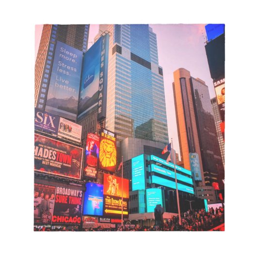Times Square - Notepad Notitieblok (Voorkant)