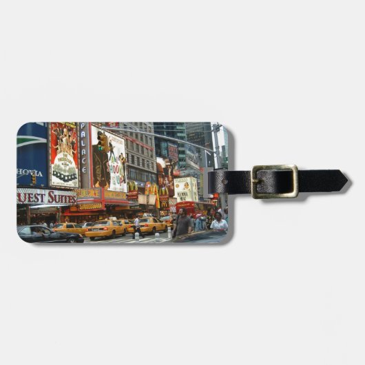 Times Square NY Bagagelabel (Voorkant horizontaal)
