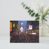 Times Square NY Briefkaart (Staand voorkant)