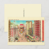 Times Square NYC Briefkaart (Voorkant / Achterkant)