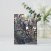Times Square NYC Briefkaart (Staand voorkant)
