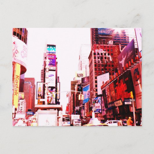 Times Square NYC Briefkaart (Voorkant)