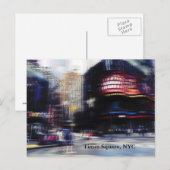 Times Square, NYC Briefkaart (Voorkant / Achterkant)