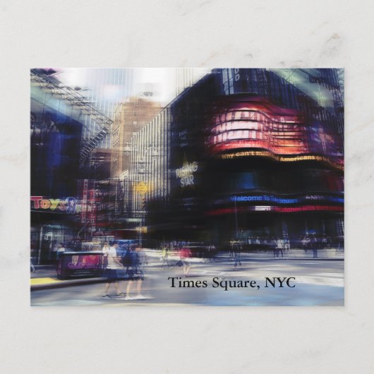 Times Square, NYC Briefkaart (Voorkant)