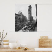 Times Square NYC-foto (1911) Poster (Keuken)