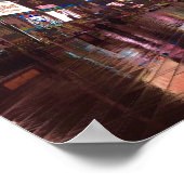 Times Square NYC New York City Rainy Day Poster (Hoek)