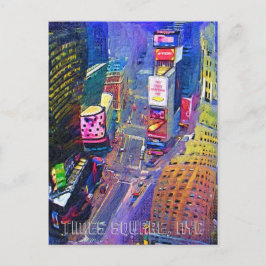 Times Square, NYC, New York City, skyline Briefkaart
