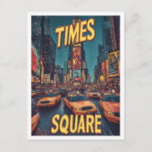Times Square NYC Verenigde Staten Illustratie Rei Briefkaart (Voorkant)