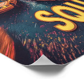 Times Square NYC Verenigde Staten  Illustratie Rei Poster (Hoek)