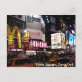 Times Square per night briefkaart (Voorkant)