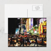Times Square Post Briefkaart (Voorkant / Achterkant)