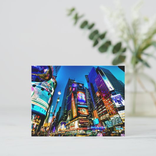 Times Square Post Card Briefkaart (Staand voorkant)
