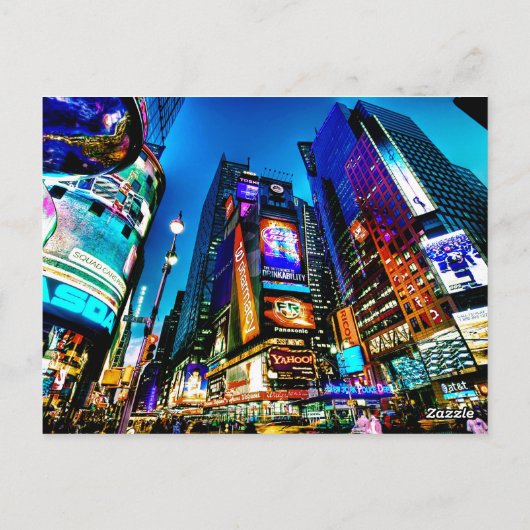 Times Square Post Card Briefkaart (Achterkant)