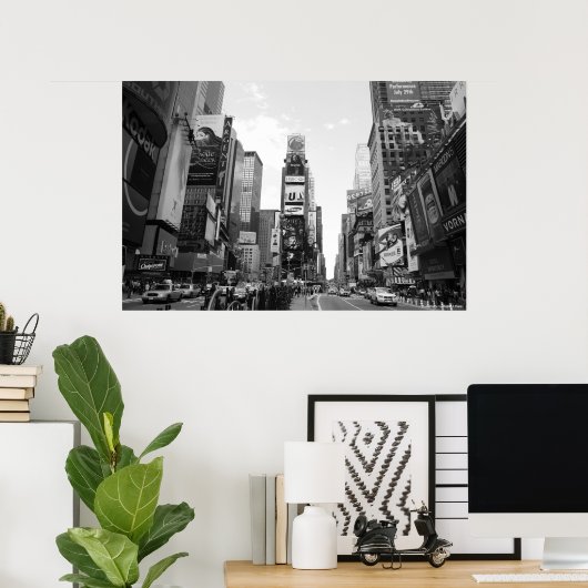 Times Square Poster (Thuiskantoor)