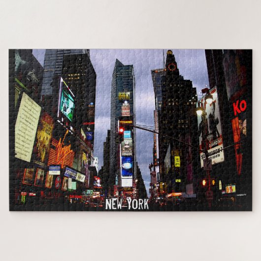 Times Square Puzzle New York City Souvenirs Legpuzzel (Horizontaal)