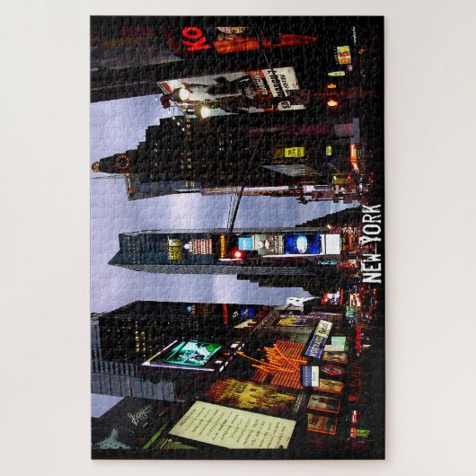 Times Square Puzzle New York City Souvenirs Legpuzzel (Verticaal)