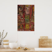 TIMES SQUARE ROOD POSTER (Keuken)