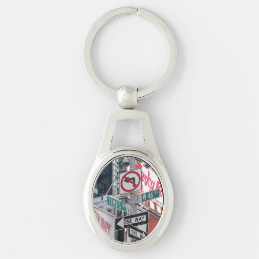 Times Square Signs Sleutelhanger (Voorkant)