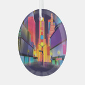  Times Square, Verenigde Staten Glas Ornament (Voorkant links)