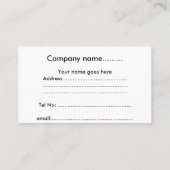 Times Square Visitekaartjes (Achterkant)