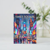 Times Square VS Briefkaart (Staand voorkant)