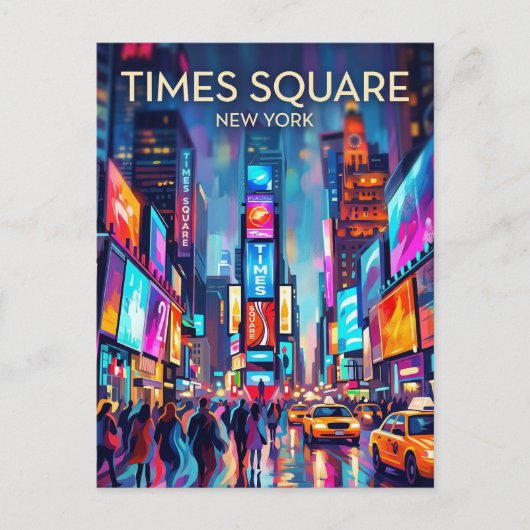 Times Square VS Briefkaart (Voorkant)