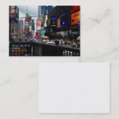 Times Suqre visitekaartje (Voorkant / Achterkant)